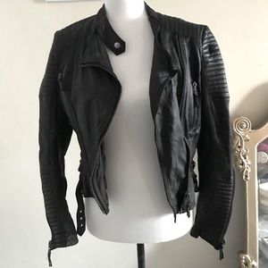 Zara leather jacket